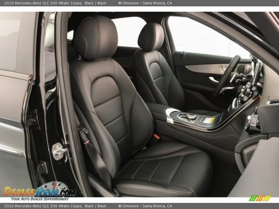 Black Interior - 2019 Mercedes-Benz GLC 300 4Matic Coupe Photo #5