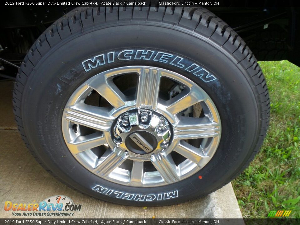 2019 Ford F250 Super Duty Limited Crew Cab 4x4 Agate Black / Camelback Photo #4