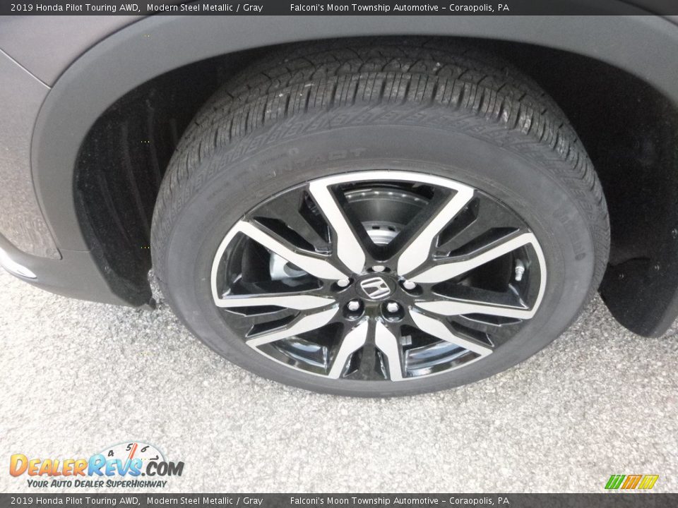 2019 Honda Pilot Touring AWD Modern Steel Metallic / Gray Photo #7