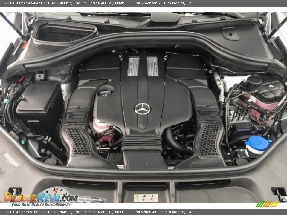 2019 Mercedes-Benz GLE 400 4Matic Iridium Silver Metallic / Black Photo #8