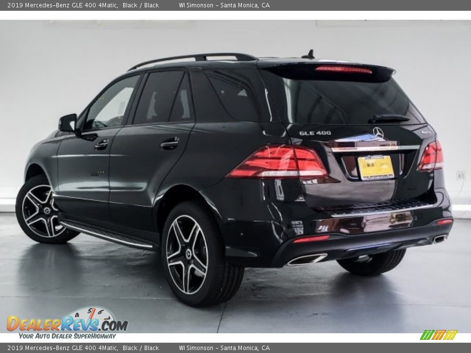 2019 Mercedes-Benz GLE 400 4Matic Black / Black Photo #2