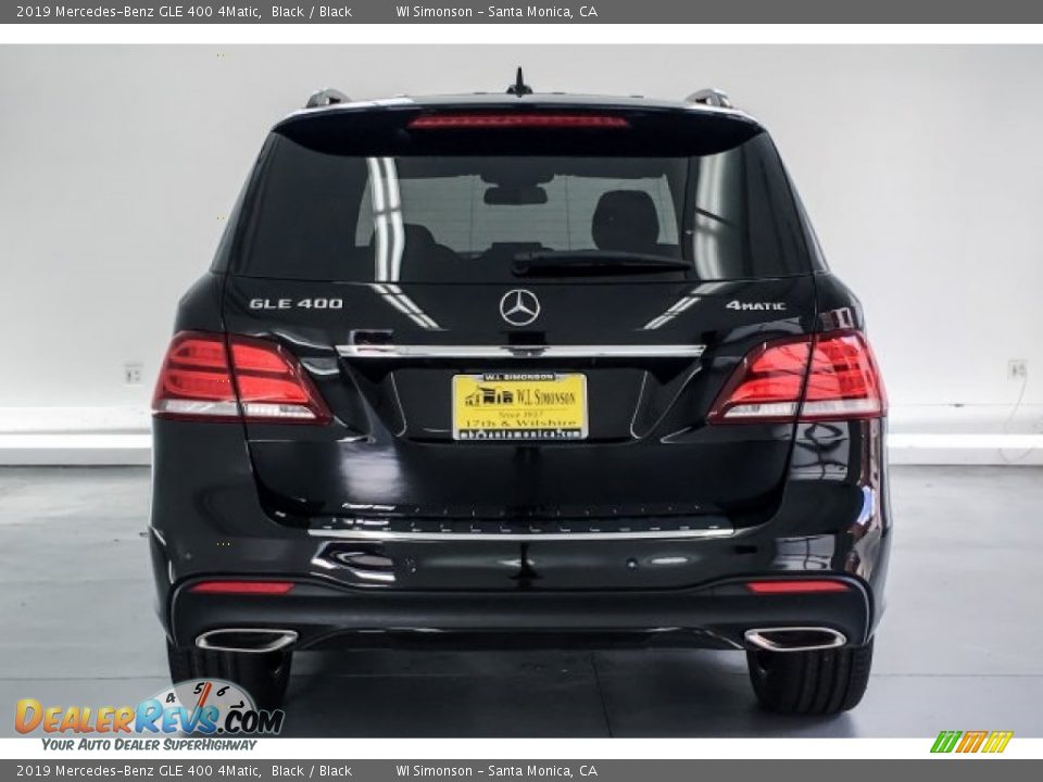2019 Mercedes-Benz GLE 400 4Matic Black / Black Photo #3
