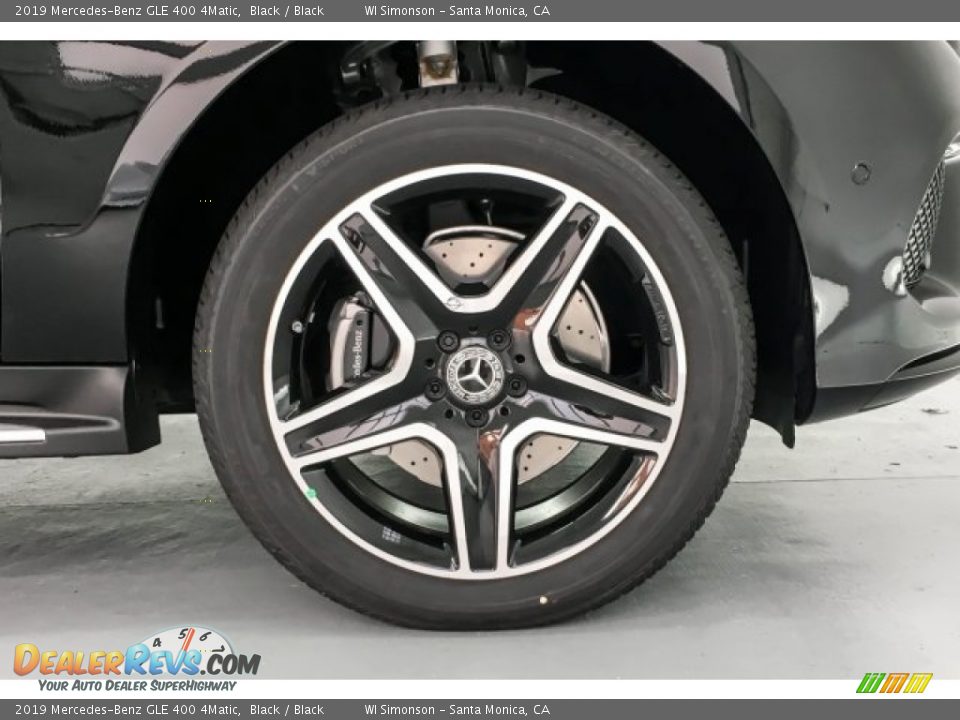 2019 Mercedes-Benz GLE 400 4Matic Black / Black Photo #9
