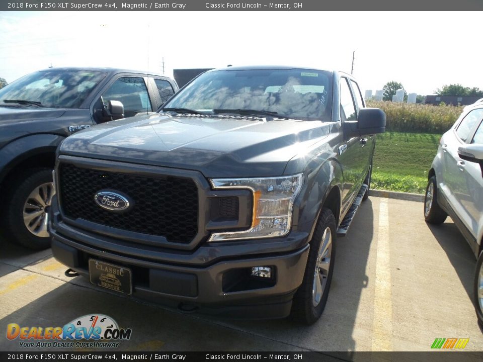 2018 Ford F150 XLT SuperCrew 4x4 Magnetic / Earth Gray Photo #1