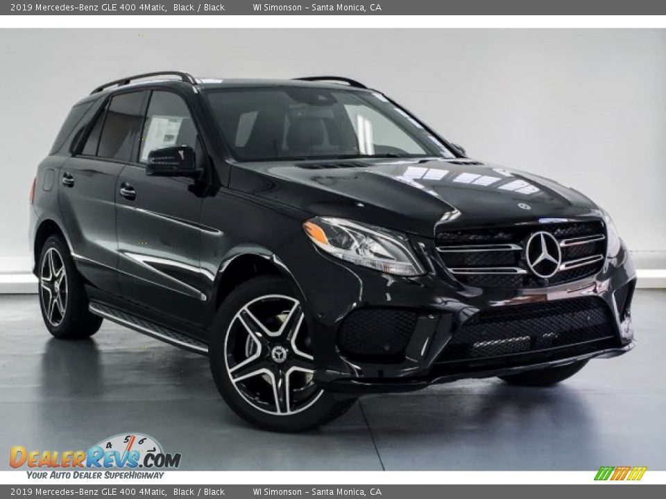 2019 Mercedes-Benz GLE 400 4Matic Black / Black Photo #12