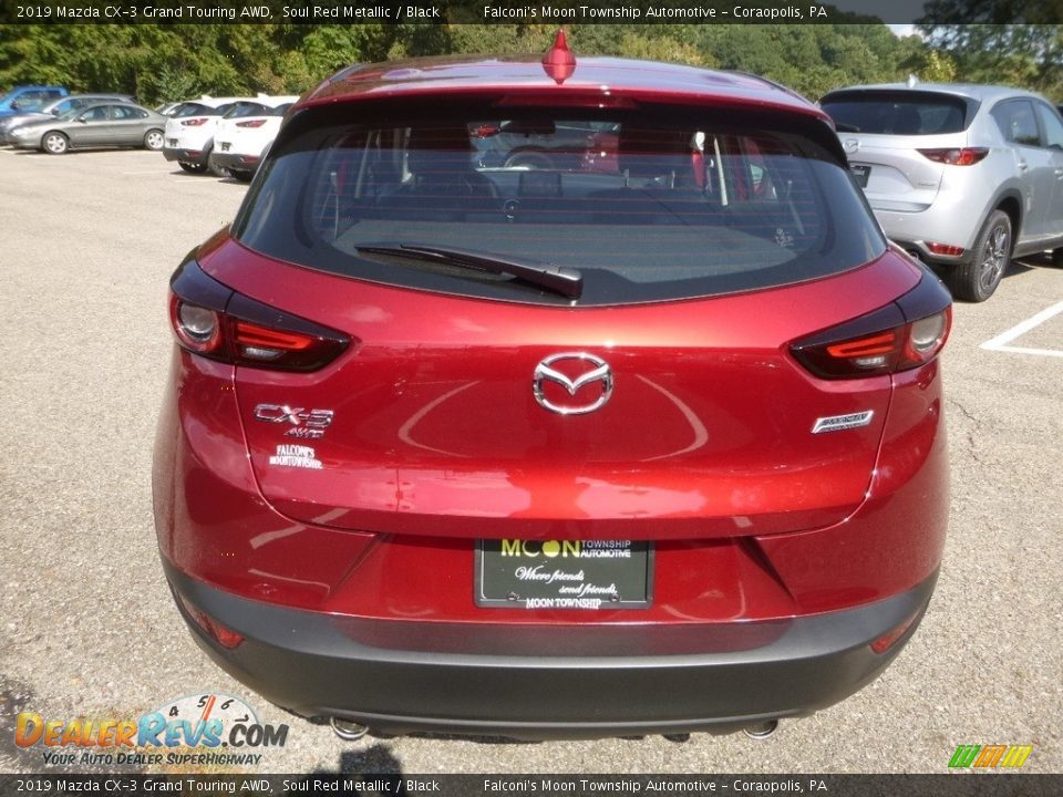2019 Mazda CX-3 Grand Touring AWD Soul Red Metallic / Black Photo #7