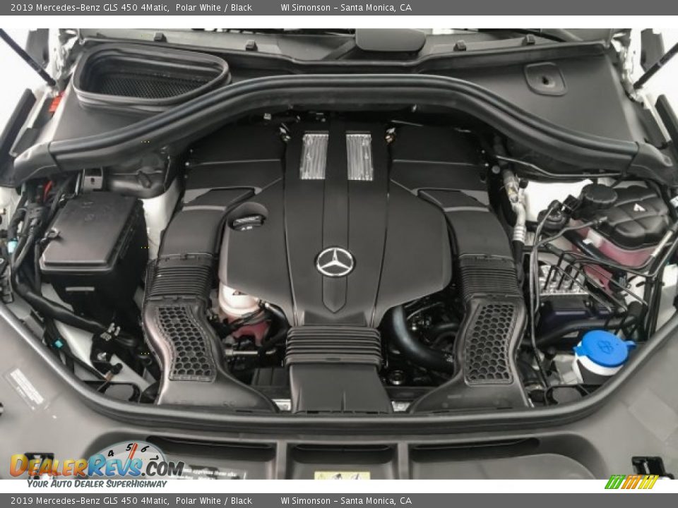 2019 Mercedes-Benz GLS 450 4Matic Polar White / Black Photo #8