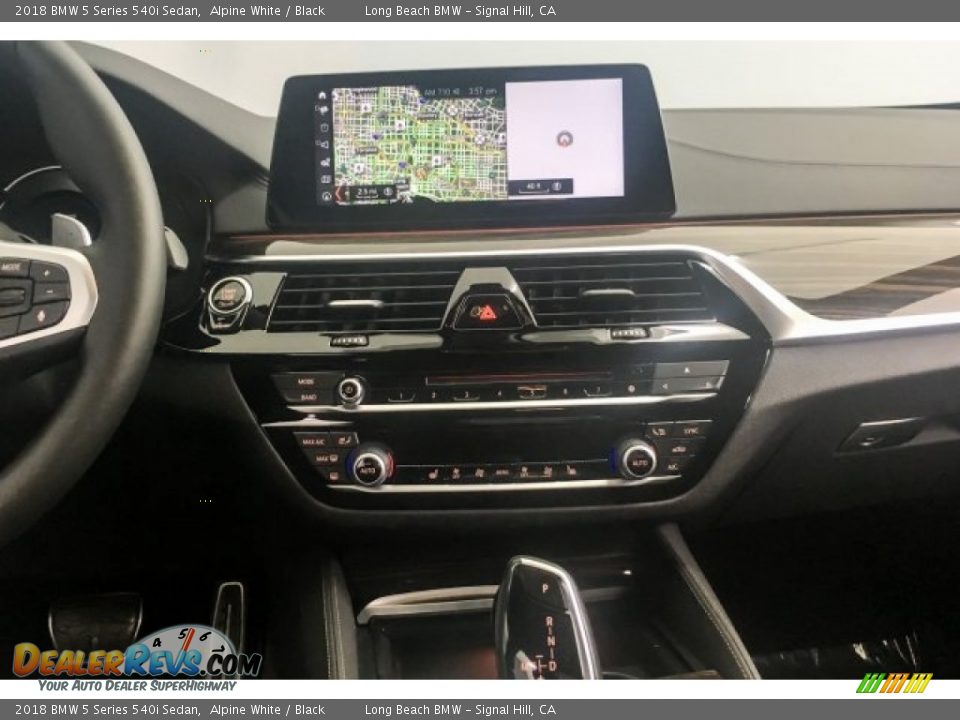 2018 BMW 5 Series 540i Sedan Alpine White / Black Photo #5