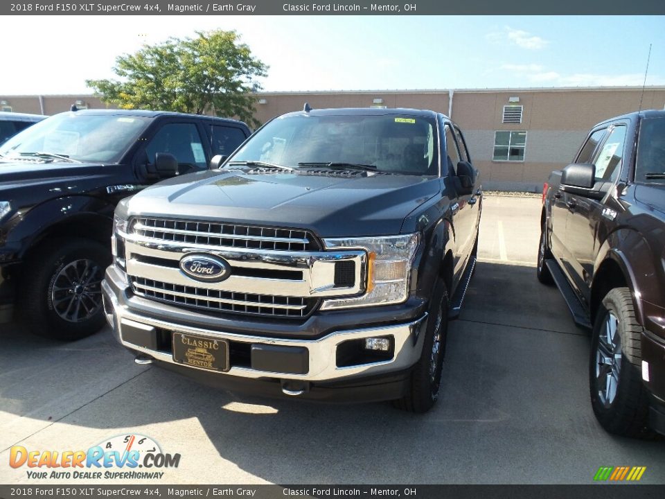 2018 Ford F150 XLT SuperCrew 4x4 Magnetic / Earth Gray Photo #1