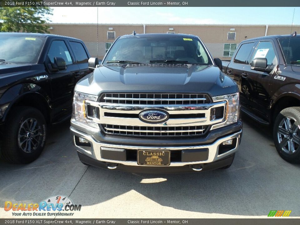 2018 Ford F150 XLT SuperCrew 4x4 Magnetic / Earth Gray Photo #2