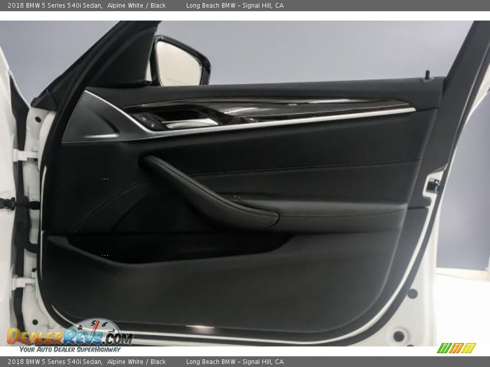 2018 BMW 5 Series 540i Sedan Alpine White / Black Photo #30