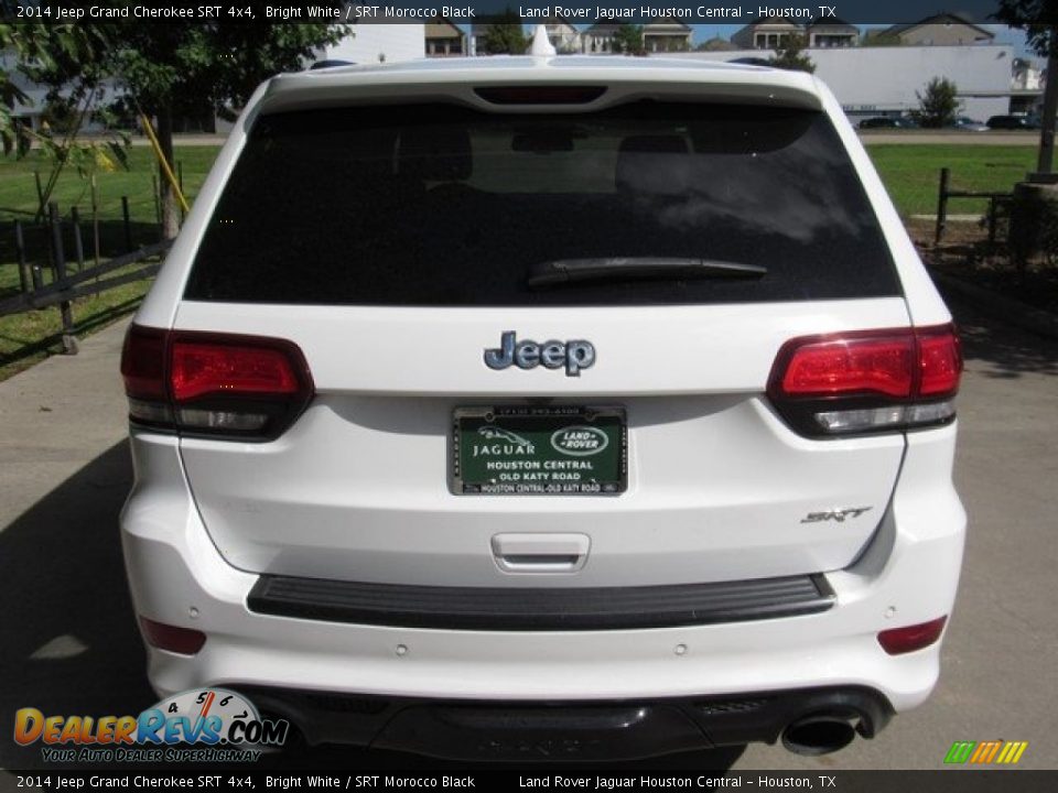 2014 Jeep Grand Cherokee SRT 4x4 Bright White / SRT Morocco Black Photo #7