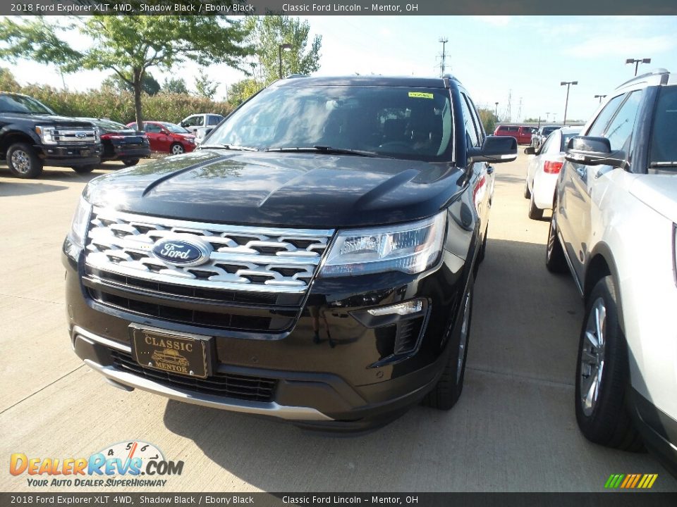 2018 Ford Explorer XLT 4WD Shadow Black / Ebony Black Photo #1