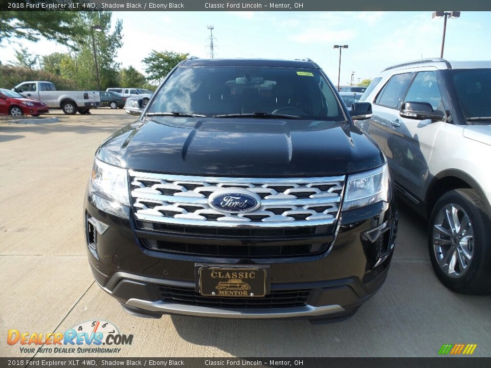 2018 Ford Explorer XLT 4WD Shadow Black / Ebony Black Photo #2