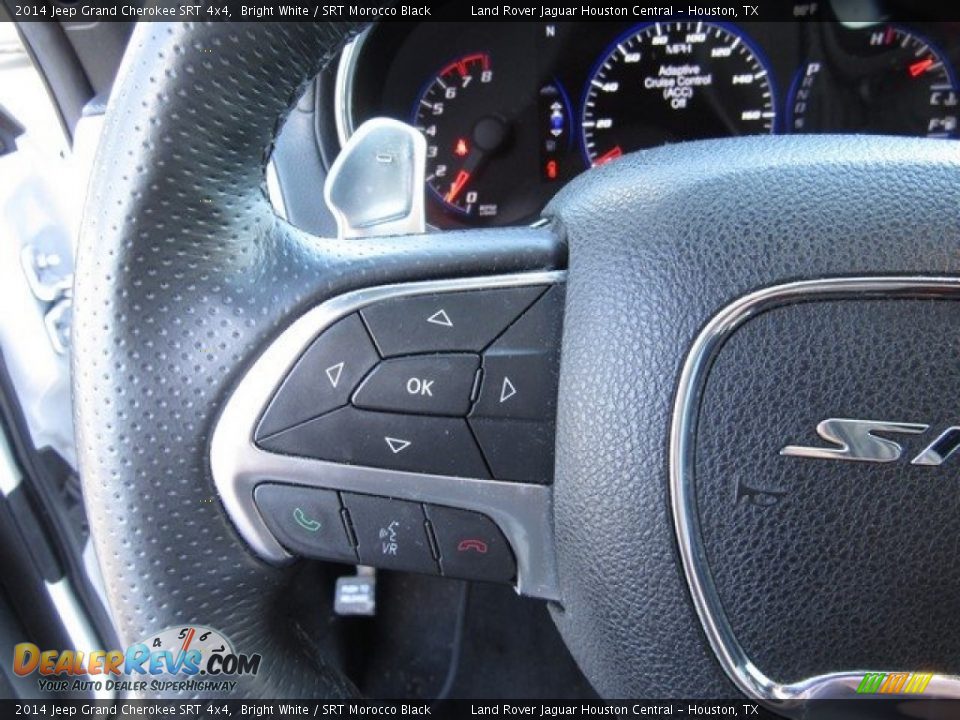 2014 Jeep Grand Cherokee SRT 4x4 Bright White / SRT Morocco Black Photo #27