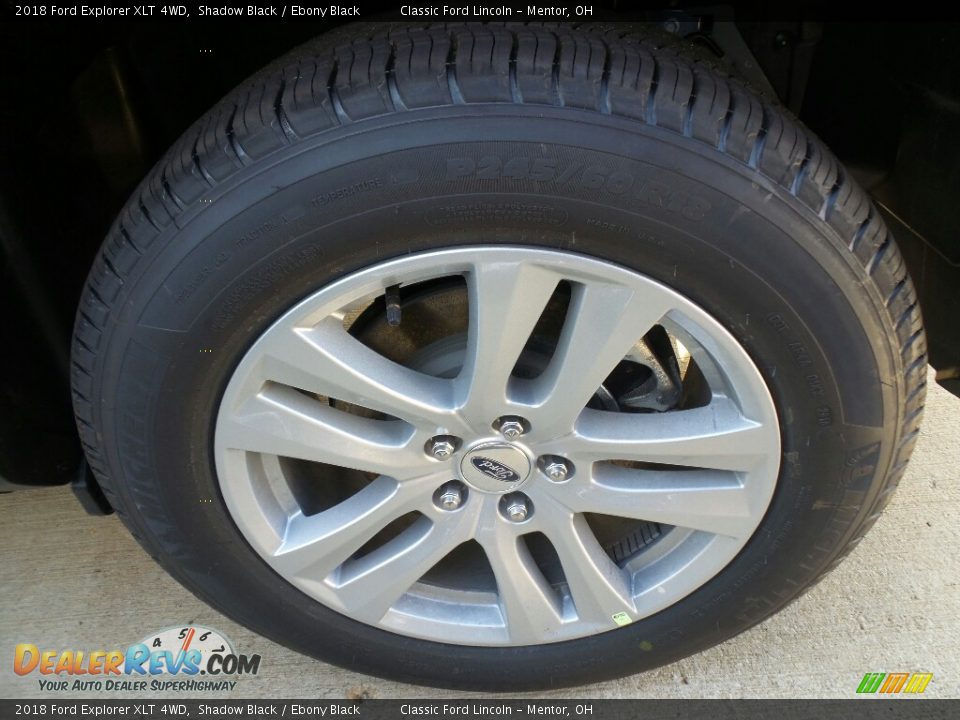 2018 Ford Explorer XLT 4WD Shadow Black / Ebony Black Photo #4