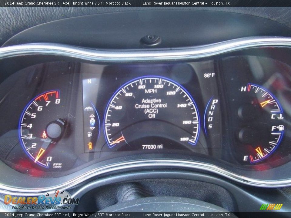 2014 Jeep Grand Cherokee SRT 4x4 Bright White / SRT Morocco Black Photo #29