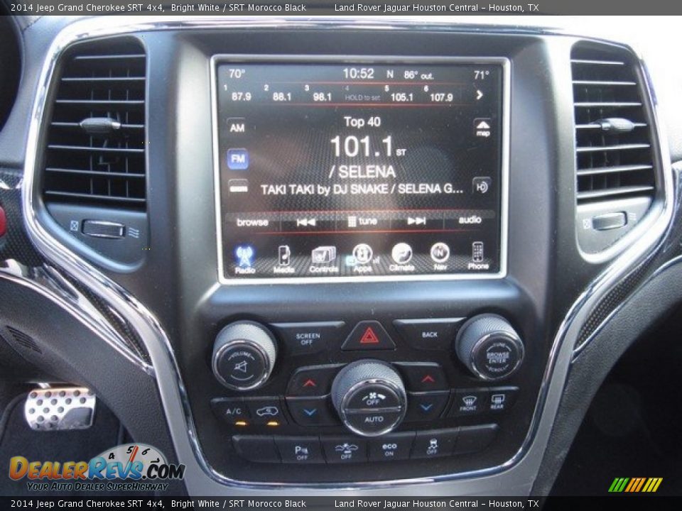 2014 Jeep Grand Cherokee SRT 4x4 Bright White / SRT Morocco Black Photo #30