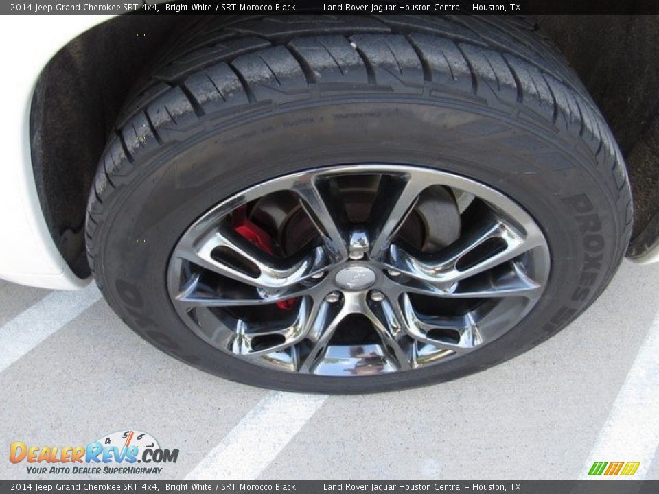 2014 Jeep Grand Cherokee SRT 4x4 Bright White / SRT Morocco Black Photo #35
