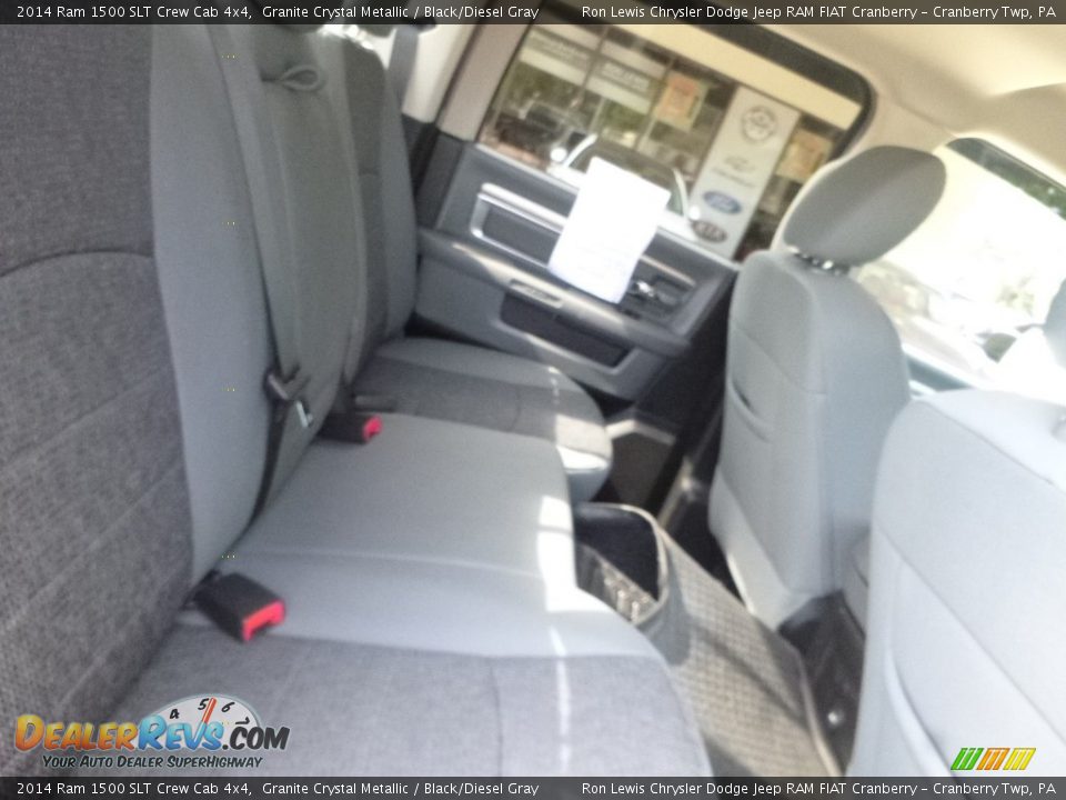 2014 Ram 1500 SLT Crew Cab 4x4 Granite Crystal Metallic / Black/Diesel Gray Photo #10