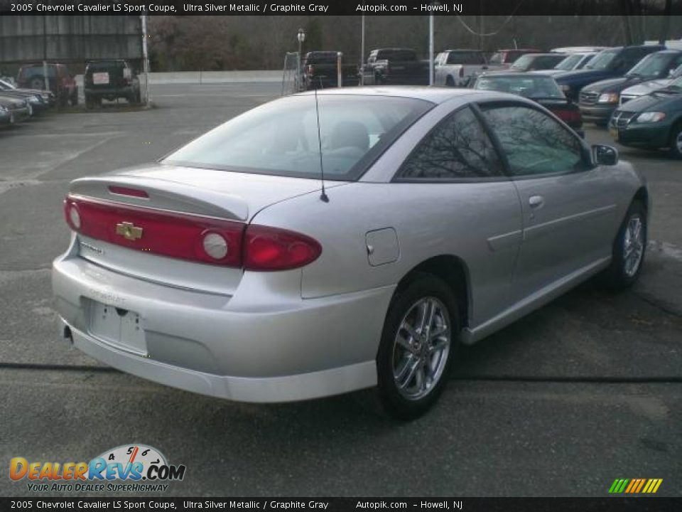 2005 Chevrolet Cavalier LS Sport Coupe Ultra Silver Metallic / Graphite Gray Photo #6