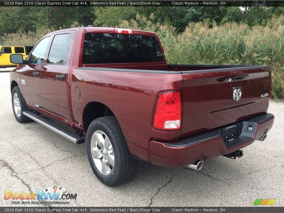 2019 Ram 1500 Classic Express Crew Cab 4x4 Delmonico Red Pearl / Black/Diesel Gray Photo #4