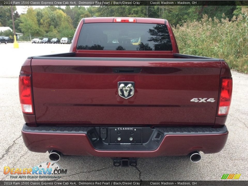 2019 Ram 1500 Classic Express Crew Cab 4x4 Delmonico Red Pearl / Black/Diesel Gray Photo #5