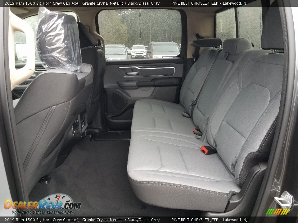 2019 Ram 1500 Big Horn Crew Cab 4x4 Granite Crystal Metallic / Black/Diesel Gray Photo #6