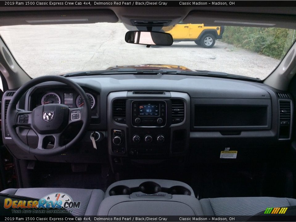 2019 Ram 1500 Classic Express Crew Cab 4x4 Delmonico Red Pearl / Black/Diesel Gray Photo #11