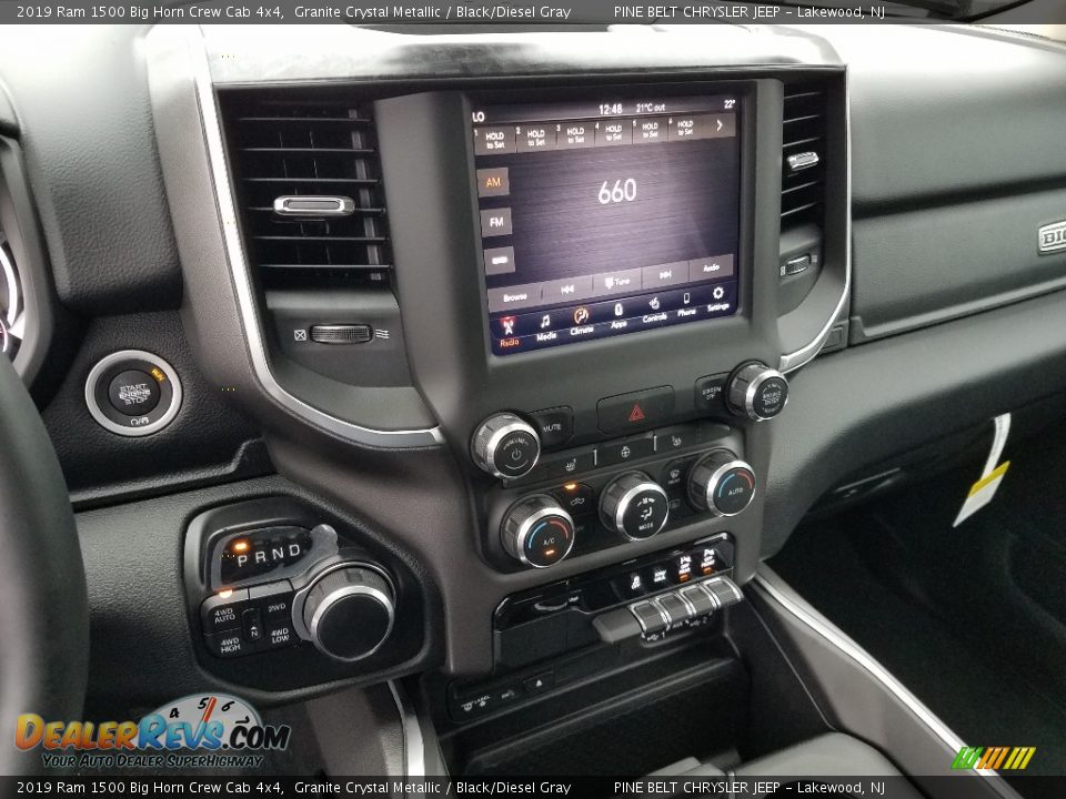 2019 Ram 1500 Big Horn Crew Cab 4x4 Granite Crystal Metallic / Black/Diesel Gray Photo #10