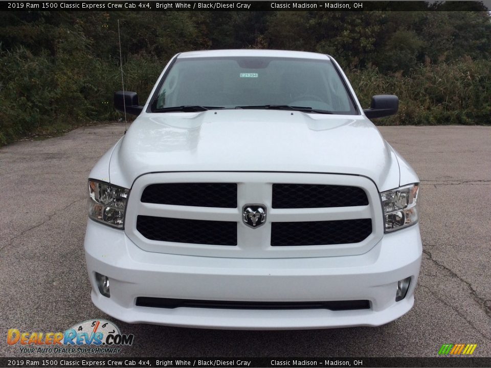 2019 Ram 1500 Classic Express Crew Cab 4x4 Bright White / Black/Diesel Gray Photo #2