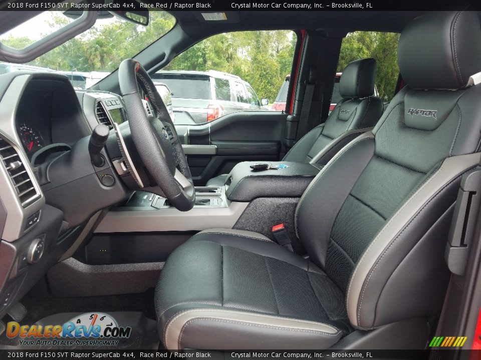 Front Seat of 2018 Ford F150 SVT Raptor SuperCab 4x4 Photo #9