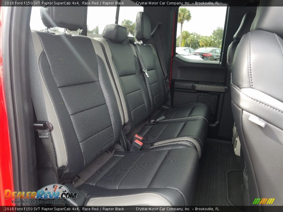 Rear Seat of 2018 Ford F150 SVT Raptor SuperCab 4x4 Photo #11