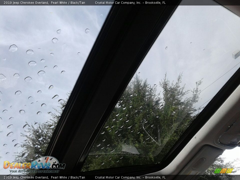 2019 Jeep Cherokee Overland Pearl White / Black/Tan Photo #18