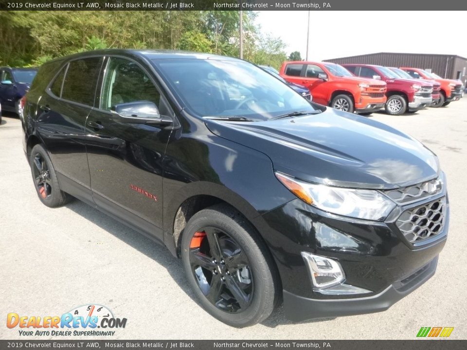 2019 Chevrolet Equinox LT AWD Mosaic Black Metallic / Jet Black Photo #7