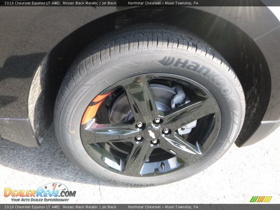2019 Chevrolet Equinox LT AWD Mosaic Black Metallic / Jet Black Photo #9