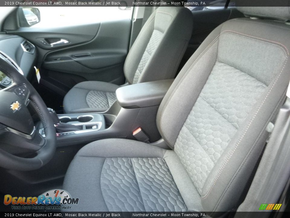 2019 Chevrolet Equinox LT AWD Mosaic Black Metallic / Jet Black Photo #14