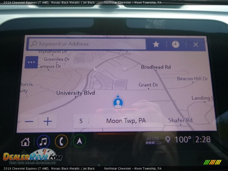 2019 Chevrolet Equinox LT AWD Mosaic Black Metallic / Jet Black Photo #16