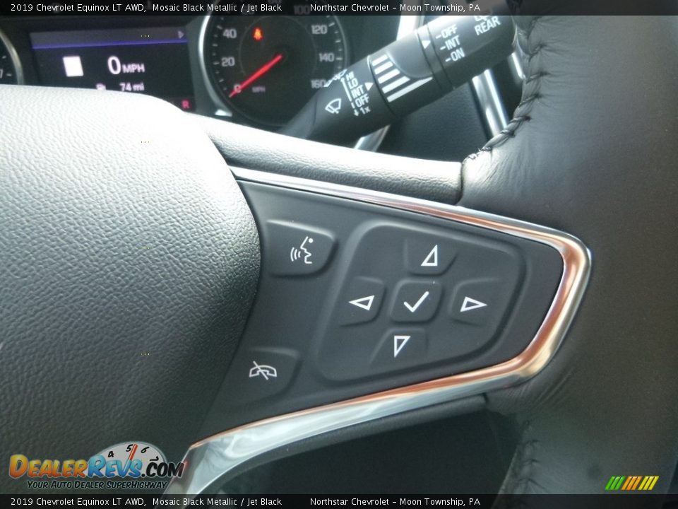 2019 Chevrolet Equinox LT AWD Mosaic Black Metallic / Jet Black Photo #19
