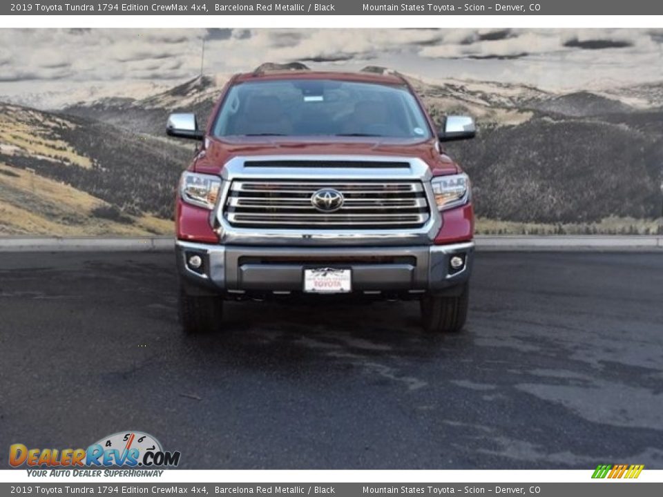 2019 Toyota Tundra 1794 Edition CrewMax 4x4 Barcelona Red Metallic / Black Photo #2