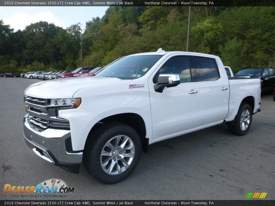 2019 Chevrolet Silverado 1500 LTZ Crew Cab 4WD Summit White / Jet Black Photo #1