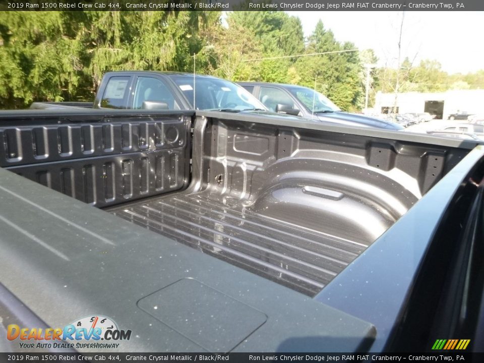 2019 Ram 1500 Rebel Crew Cab 4x4 Granite Crystal Metallic / Black/Red Photo #12