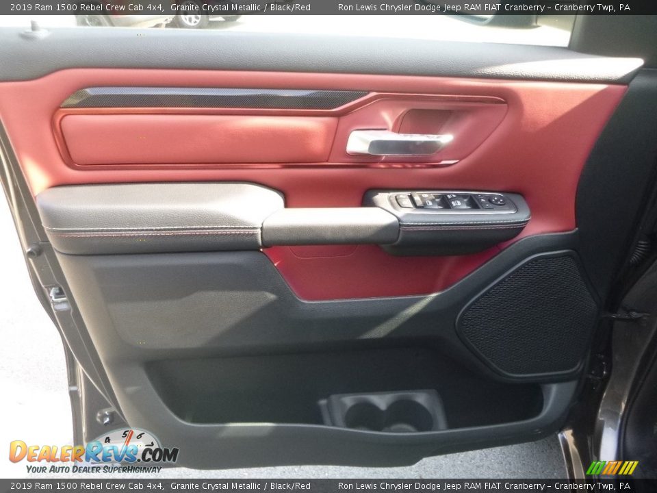 2019 Ram 1500 Rebel Crew Cab 4x4 Granite Crystal Metallic / Black/Red Photo #13