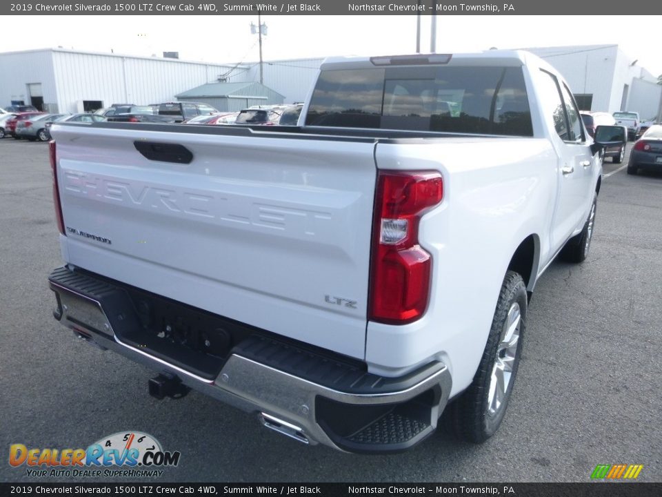 2019 Chevrolet Silverado 1500 LTZ Crew Cab 4WD Summit White / Jet Black Photo #5