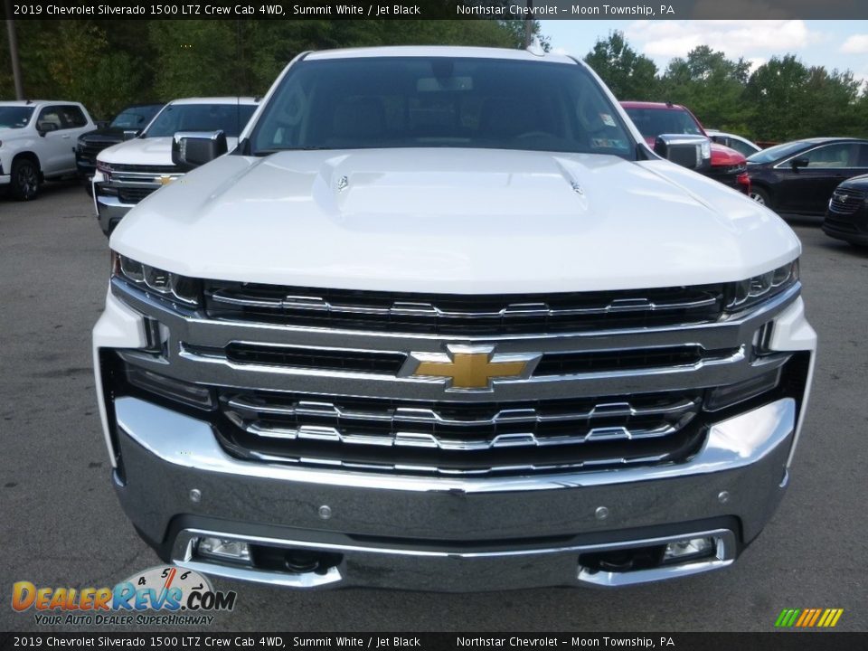 2019 Chevrolet Silverado 1500 LTZ Crew Cab 4WD Summit White / Jet Black Photo #8