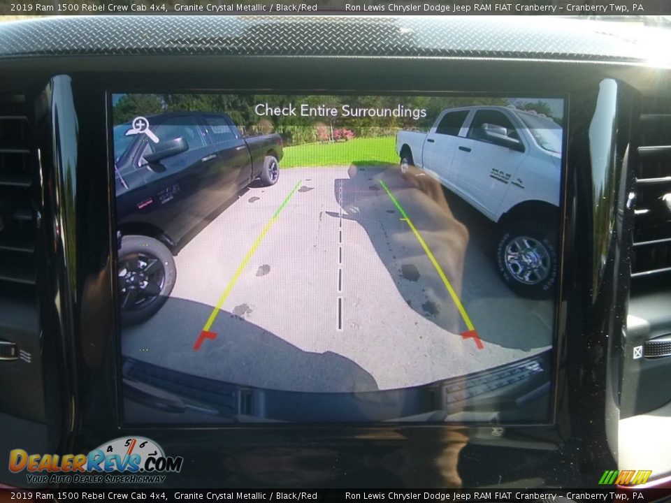 2019 Ram 1500 Rebel Crew Cab 4x4 Granite Crystal Metallic / Black/Red Photo #18