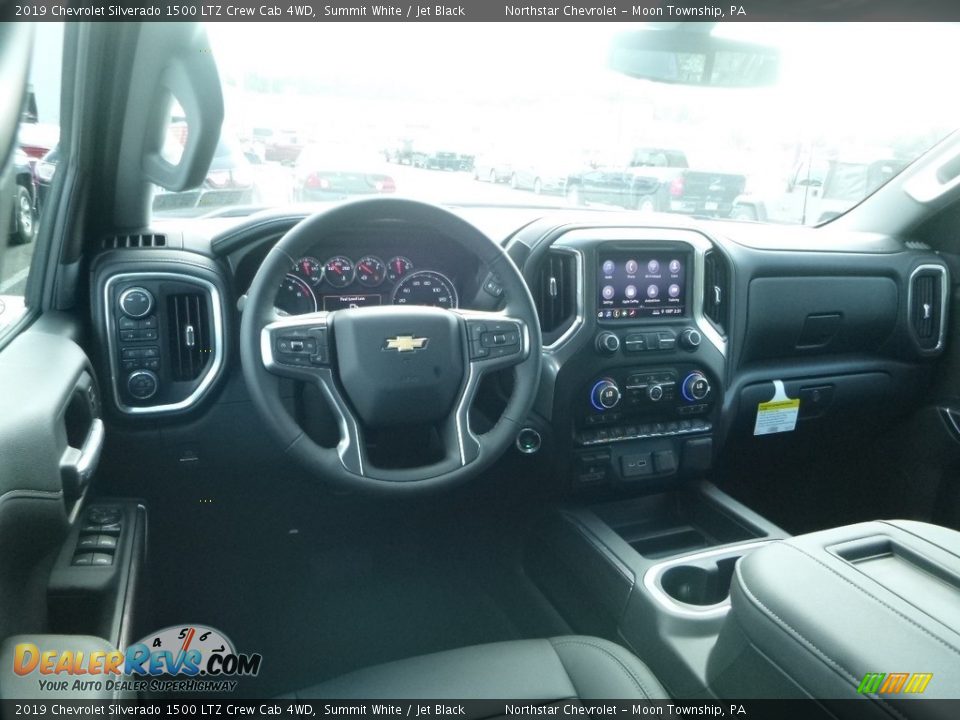 2019 Chevrolet Silverado 1500 LTZ Crew Cab 4WD Summit White / Jet Black Photo #13