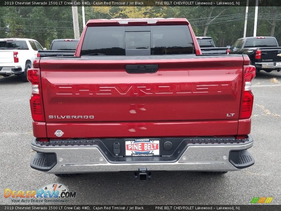 2019 Chevrolet Silverado 1500 LT Crew Cab 4WD Cajun Red Tintcoat / Jet Black Photo #5