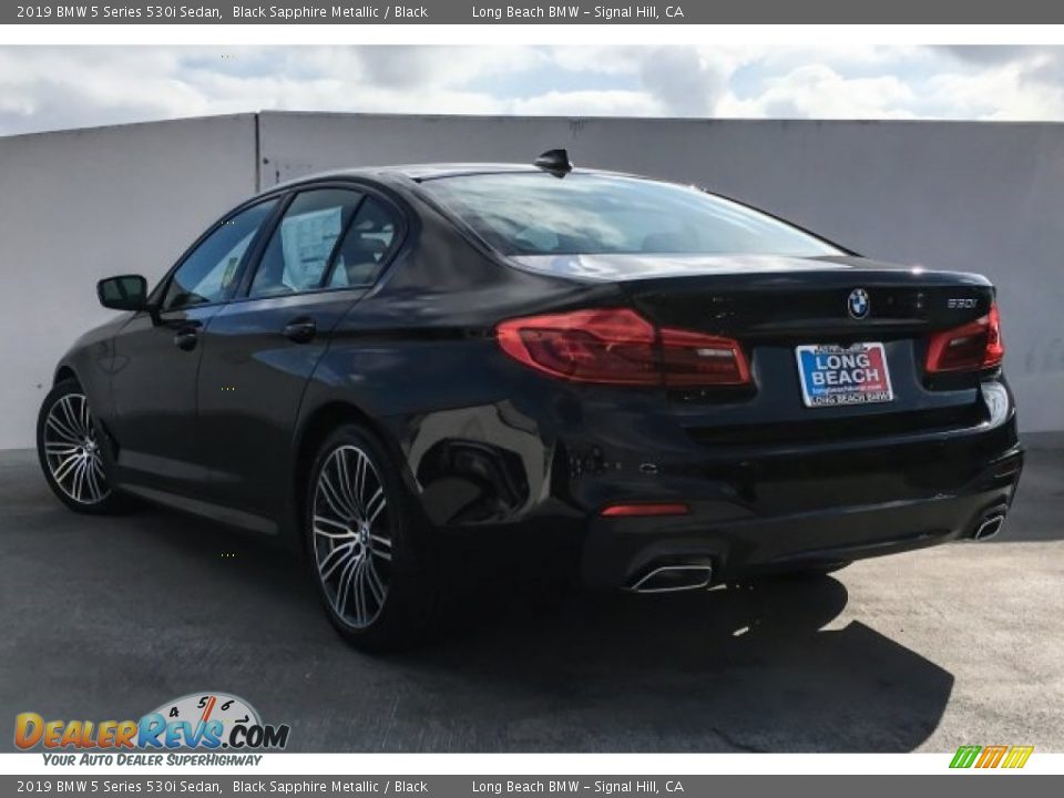 2019 BMW 5 Series 530i Sedan Black Sapphire Metallic / Black Photo #2