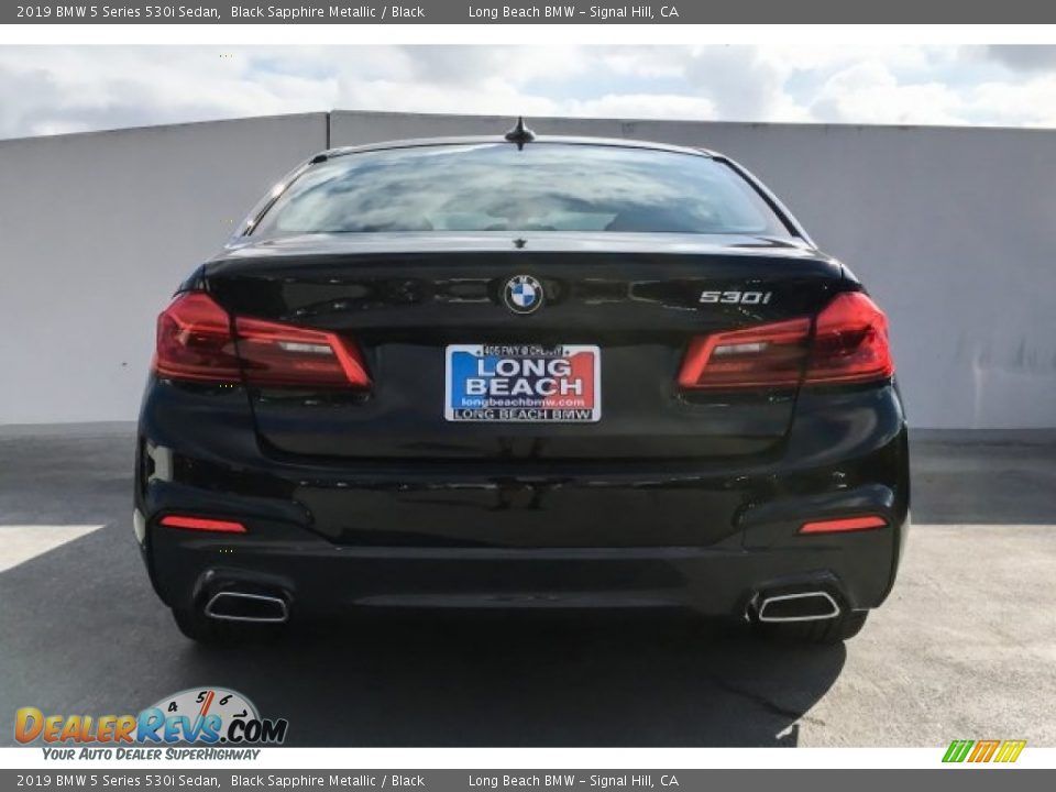 2019 BMW 5 Series 530i Sedan Black Sapphire Metallic / Black Photo #3